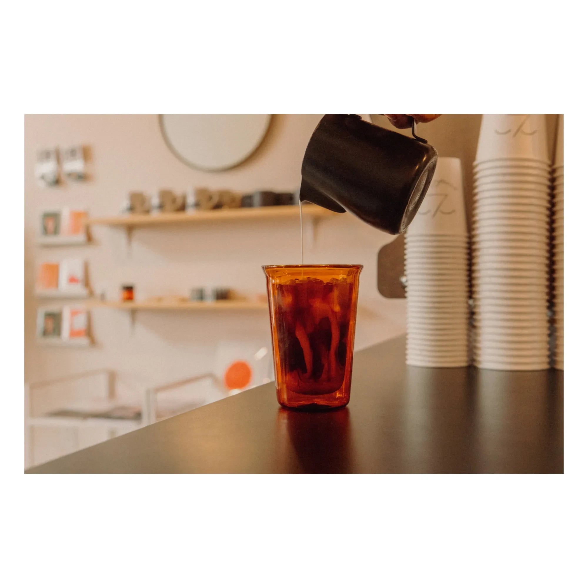 Kinto – Einwandiges Glas – 350 ml | Amber