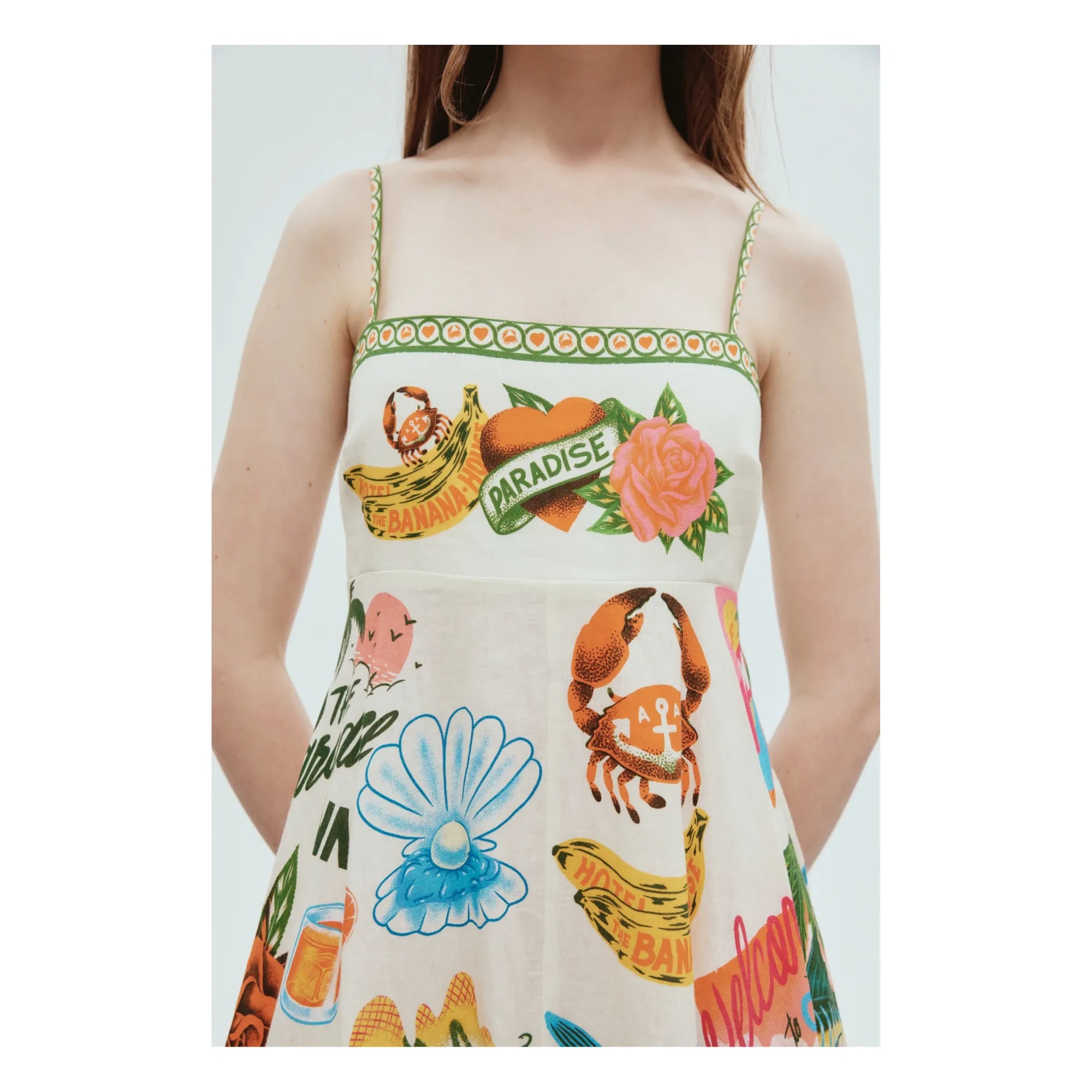Alémais – Paradiso Leinenkleid | Ecru