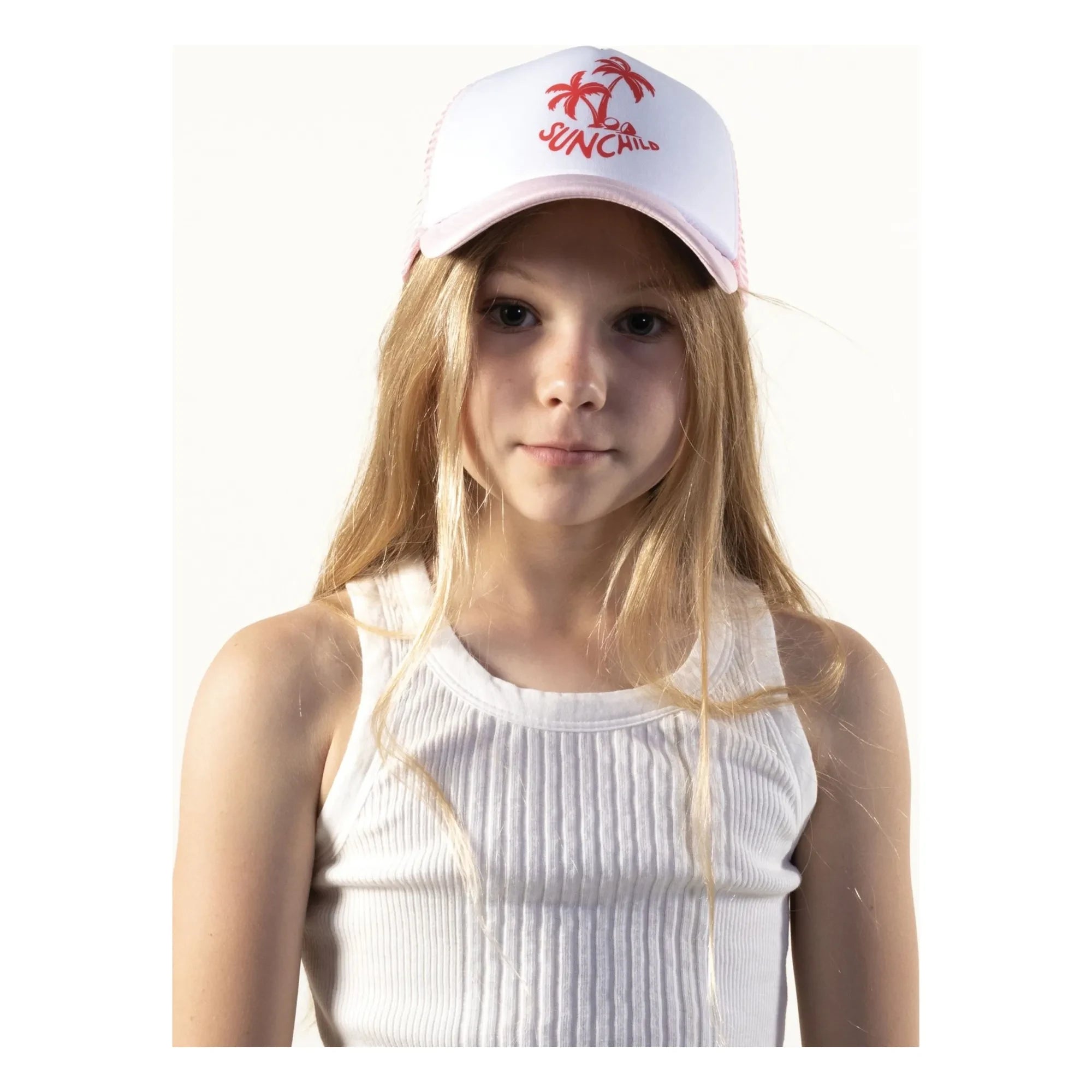 Sunchild - Palmtree Trucker Cap | Puderrosa