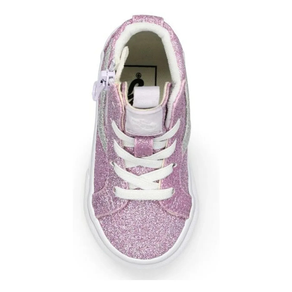 Vans - Hohe Sneaker Zip SK8-Hi Reissue Side Glitter | Lila