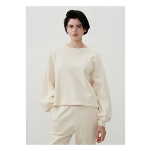 American Vintage - Bobypark Sweatshirt aus Bio-Baumwolle | Ecru