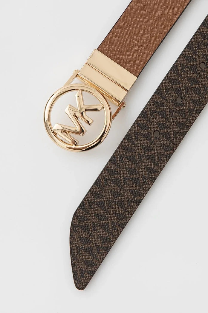 MICHAEL Michael Kors kadın çift taraflı suni deri kemer
