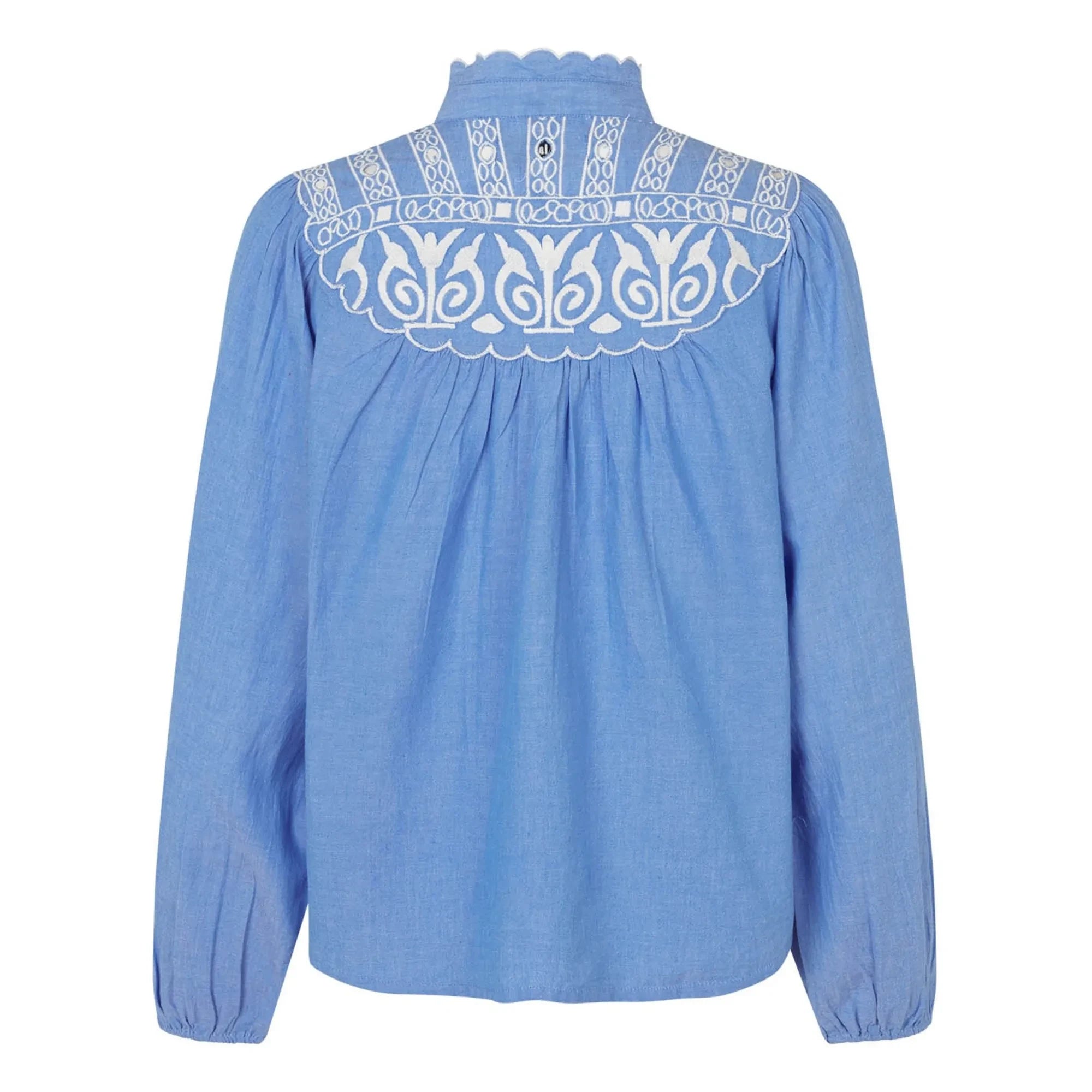 Lollys Laundry - Lia Pamuk Bluz | Mavi