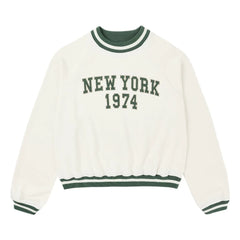 Rylee + Cru - Raglan Sweat New York | Ecru