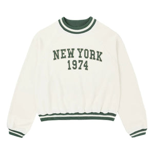 Rylee + Cru - Raglan Sweat New York | Ecru
