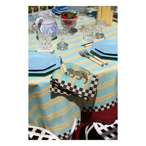 Lisa Corti - Tiger pamuk peçete, Lisa Corti x The Socialite Family | Turkuaz