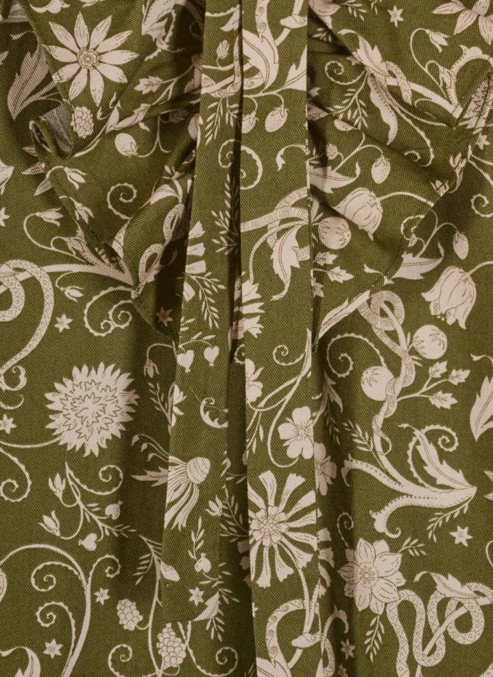 Maria de la Orden - Barbara Cotton Bluse | Oliv