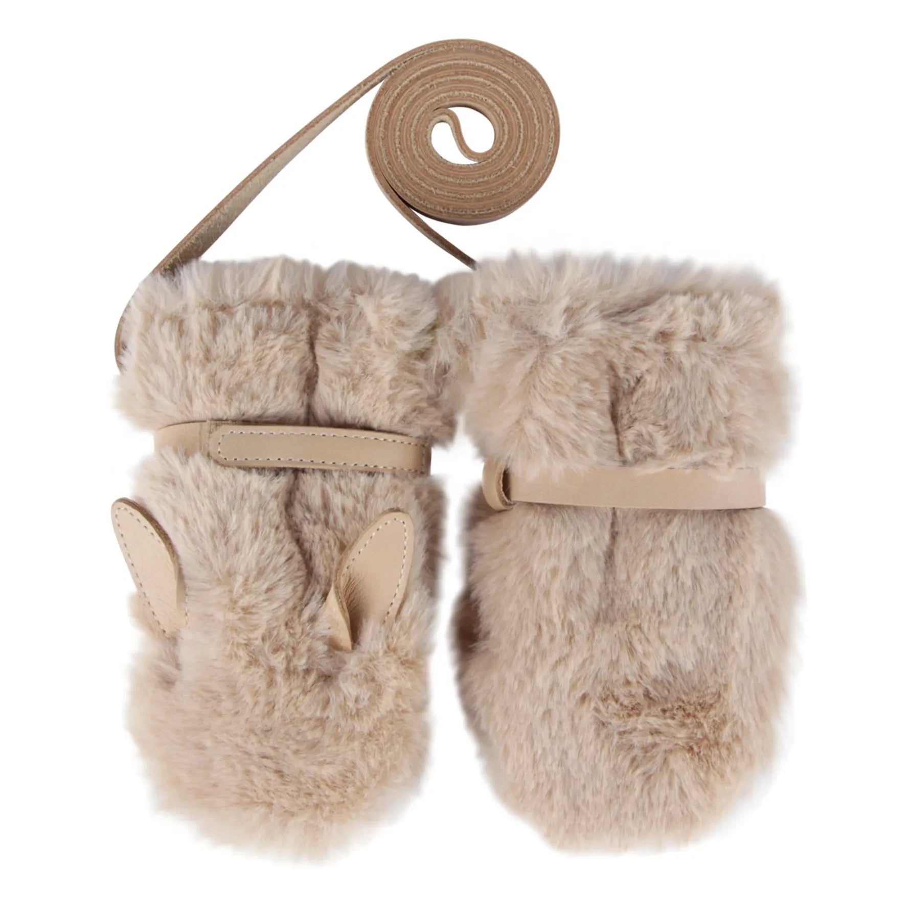 Donsje - Richy Kaninchen Handschuhe | Rosa