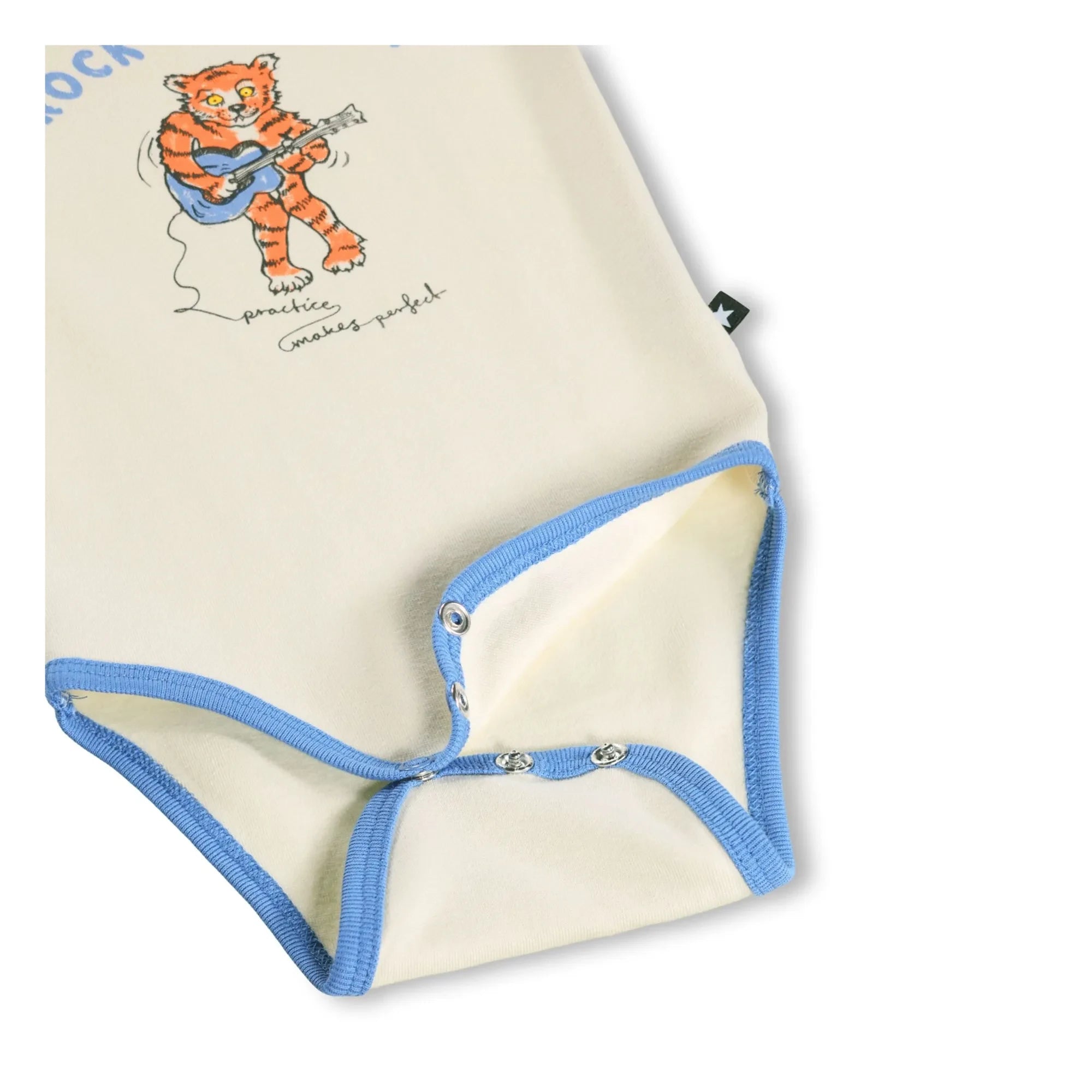 Molo - Fossie Body Rock'N'Roar Bio-Baumwolle | Ecru
