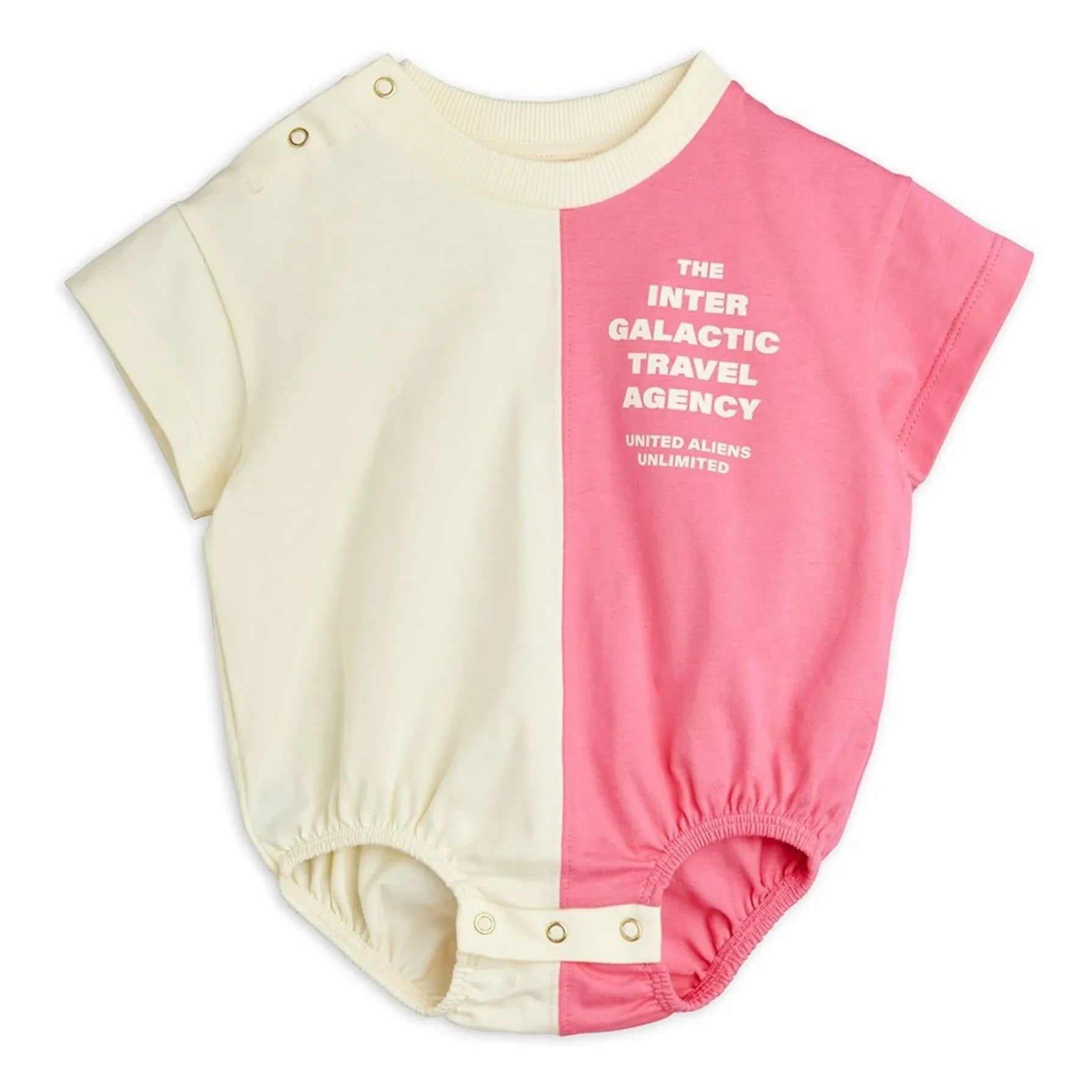Mini Rodini - Wickelbody aus Bio-Baumwolle | Rosa