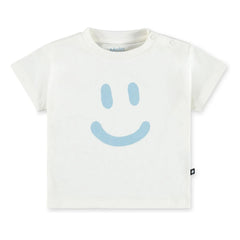 Molo - Enzo Smile Bio-Baumwolle T-Shirt | Weiß