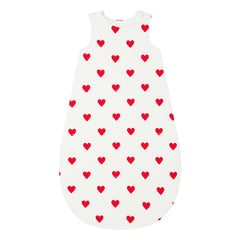 Petit Bateau - Herz-Schlafsack | Rot