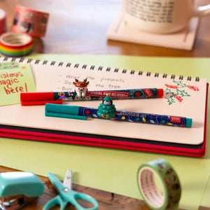 Legami - Set mit Two Gel Pens und Tierdeko - Jingle All the Way