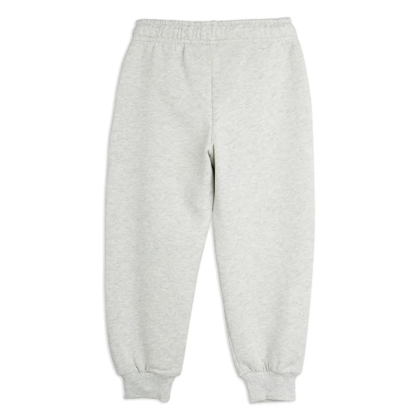 Mini Rodini - Fare nakışlı jogger Organik pamuk | Gri melanj