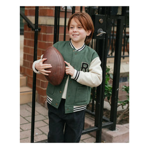 Rylee + Cru - Grüne Collegejacke