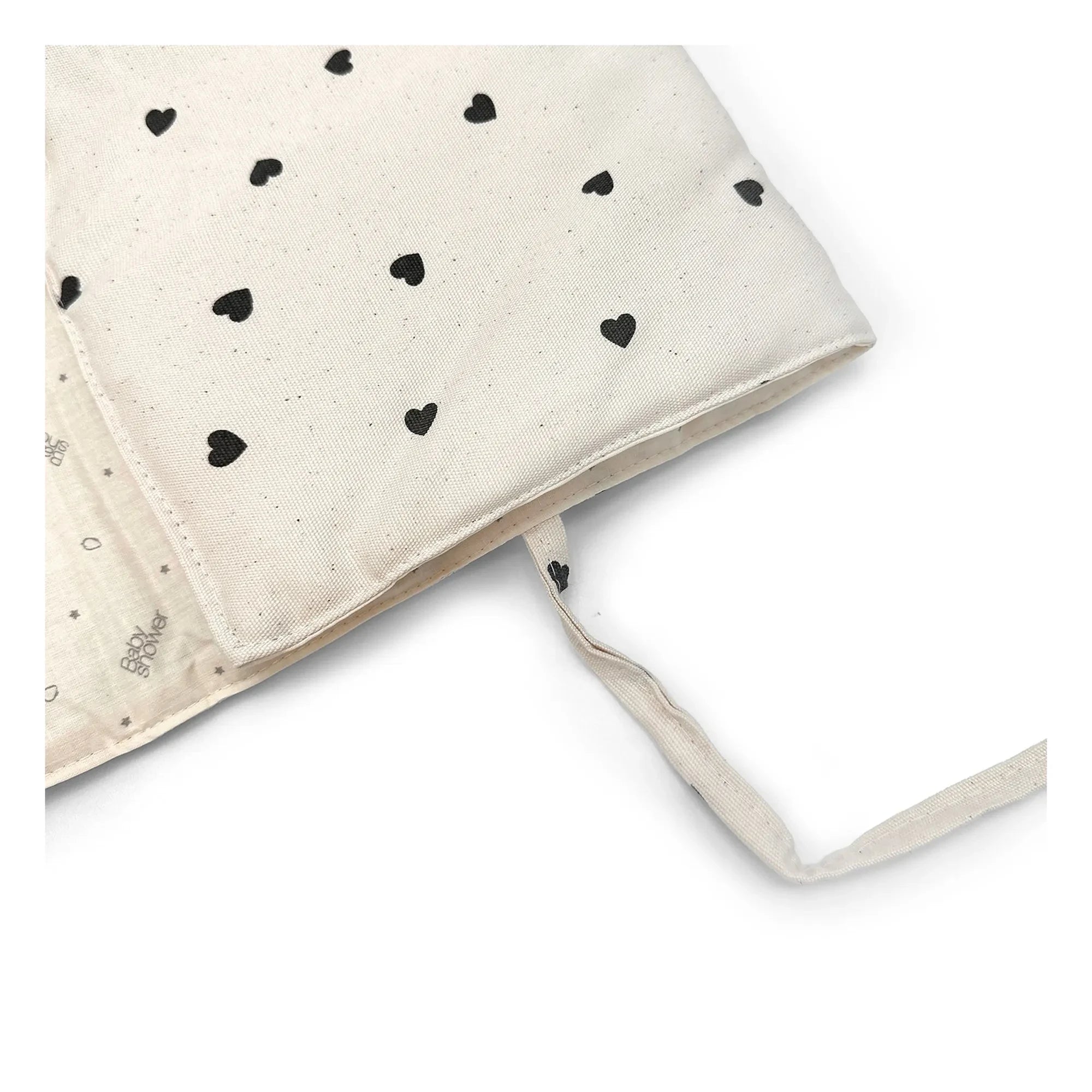 Babyparty - Cœurs Wickelunterlage für unterwegs | Beige