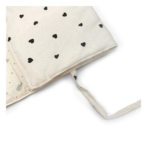 Babyparty - Cœurs Wickelunterlage für unterwegs | Beige