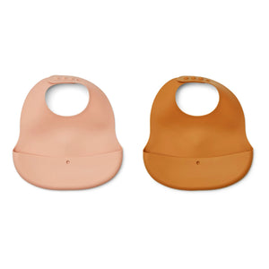 Leewood – Amber Silikon-Mama-Muster – 2er-Set | Weiß