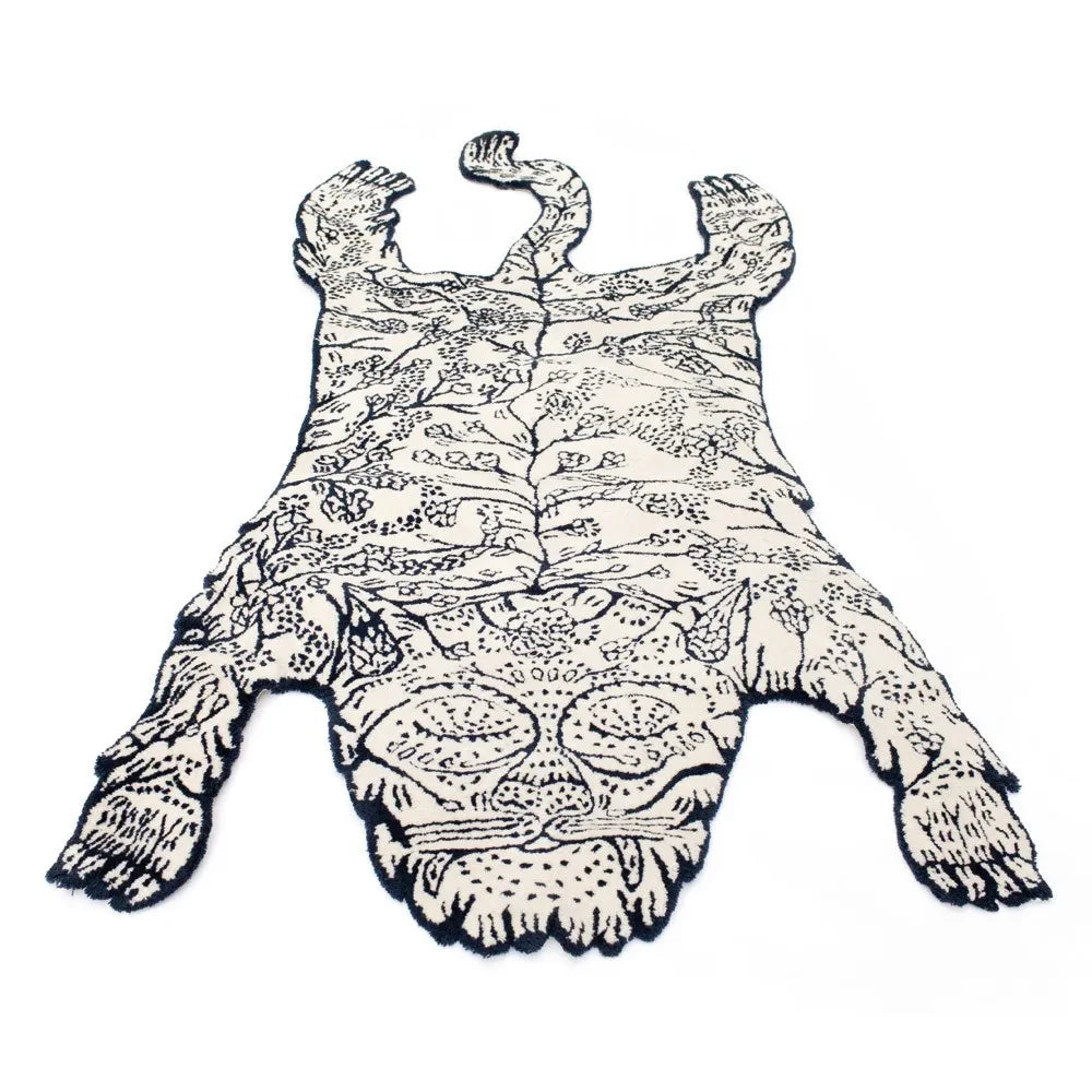 Moustache – Blauer Tigerteppich