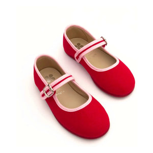 Hermosilla - Poppy Ballerinas | Rot