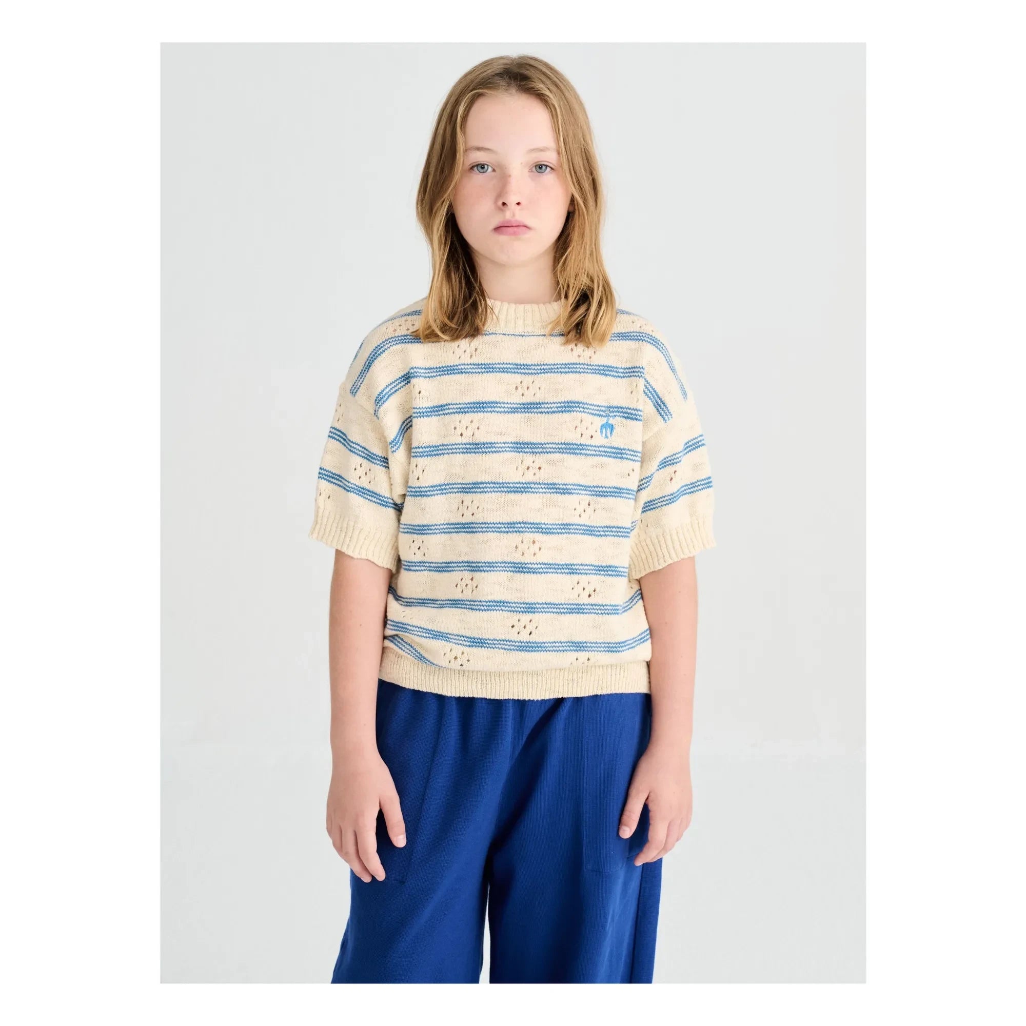 True Artist - Strukturierte Jogginghose N°8 Bio-Baumwolle | Blau
