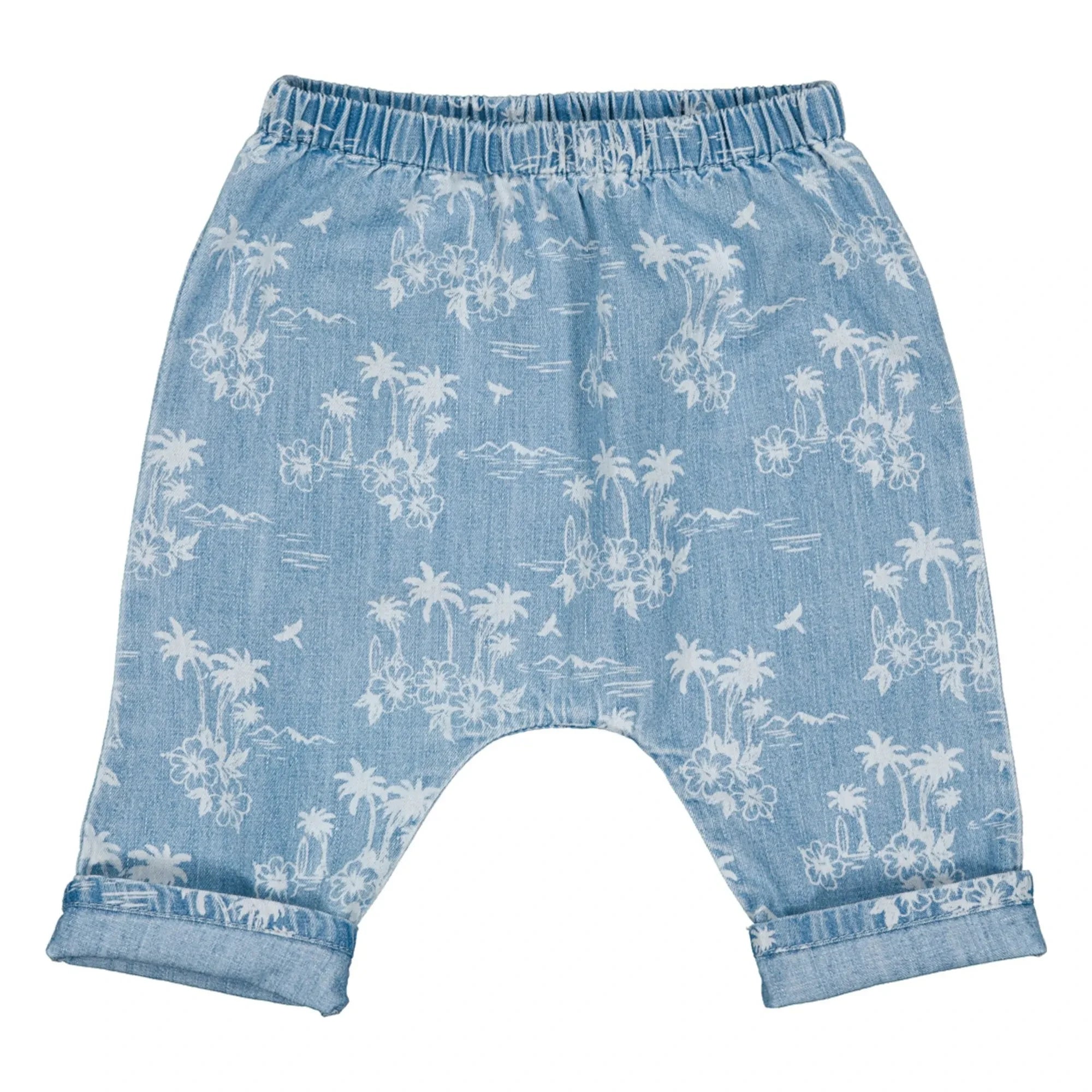 Louis Louise - Jean Jungle Hawaii | Açık Mavi