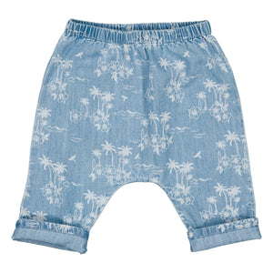 Louis Louise - Jean Jungle Hawaii | Hellblau
