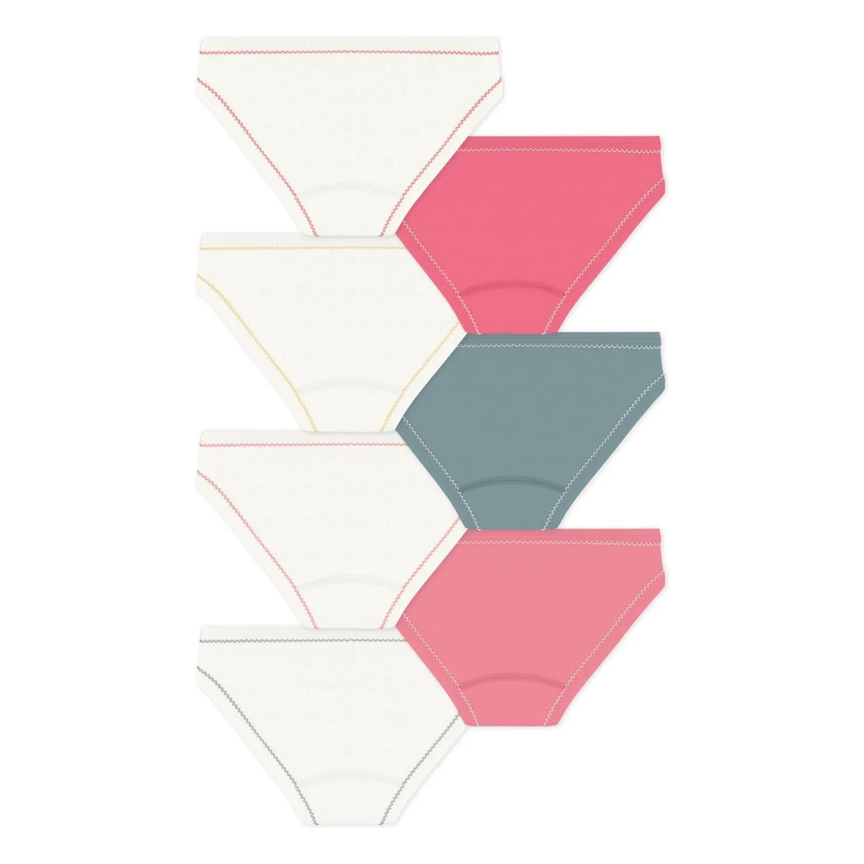 Petit Bateau – 7er Pack Slips | Koralle