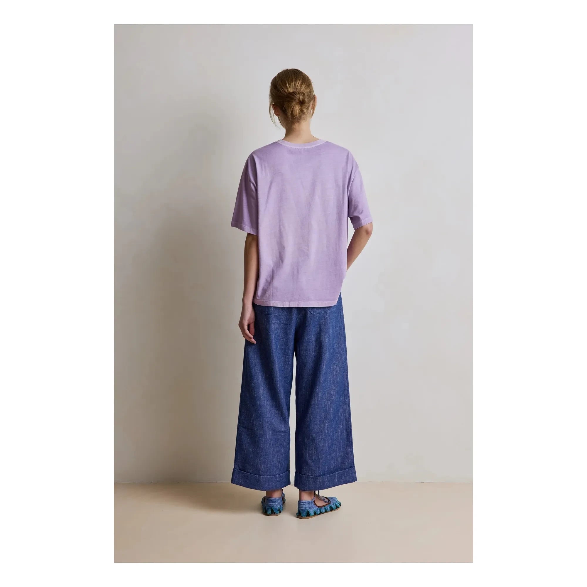Hod - Ambre Baumwoll-T-Shirt | Matcha Grün