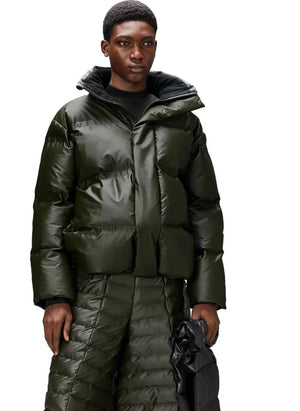 Rains - Bator Unisex Daunenjacke | Olivgrün