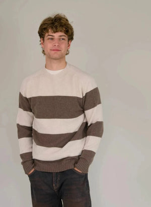 Origin Knitwear - Nahtloser Wollpullover | Lila