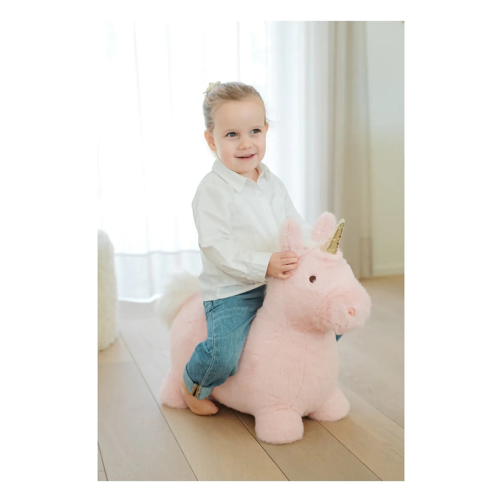 Wild & Soft - Sevimli Tek Boynuzlu At | Soluk Pembe