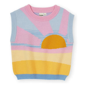 Goldie + Ace – Sunshine Ärmelloser Pullover | Rosa
