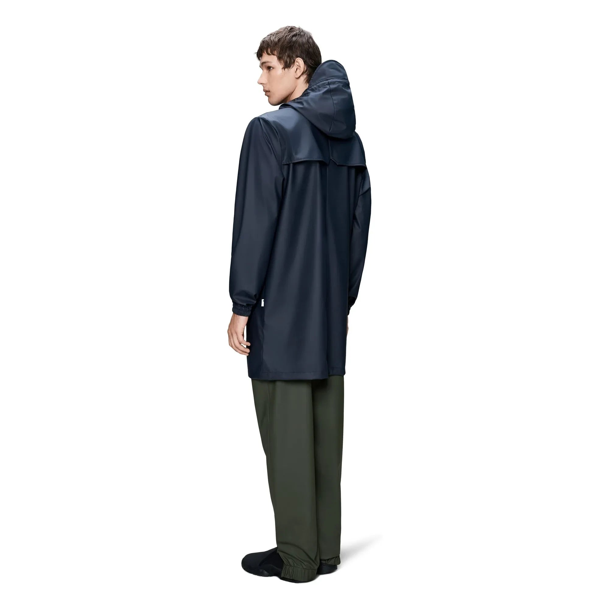 Rains - Storm Breaker W3 Langer Mantel | Marineblau