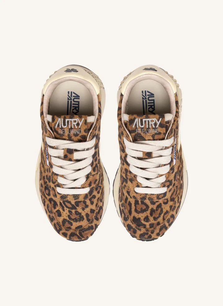 Autry - Reelwikid Niedrig Wildleder Sportschuhe | Leopard