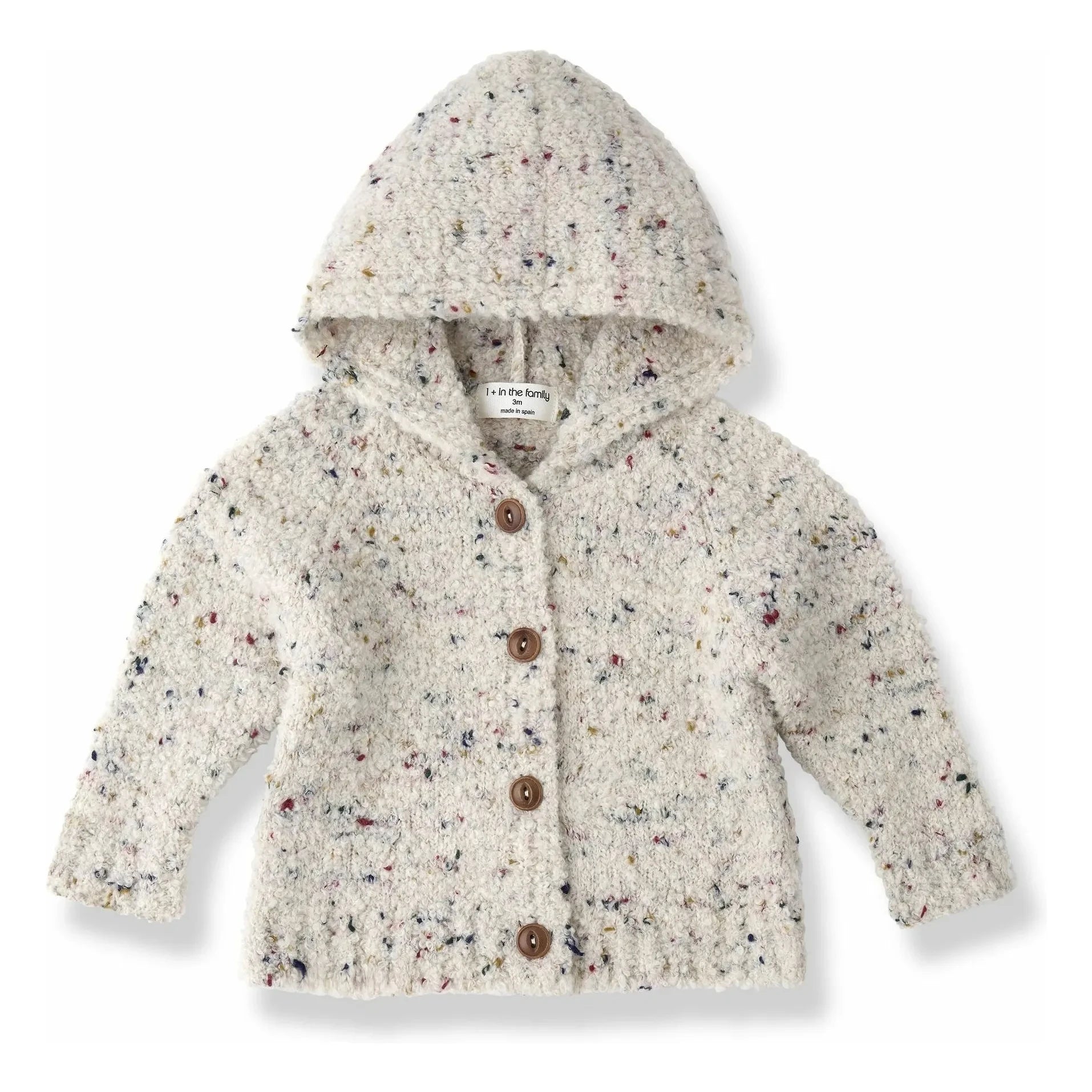 1+ in the family - Nikolai Strickjacke | Heather Beige