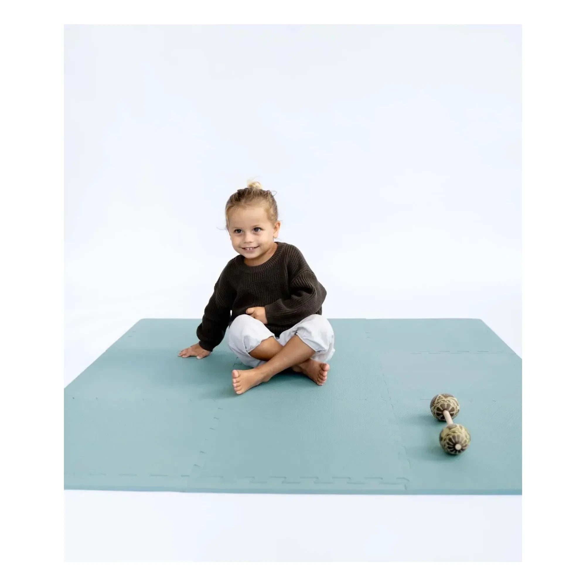 Toddlekind - Klassische modulare Spielmatte | Blau