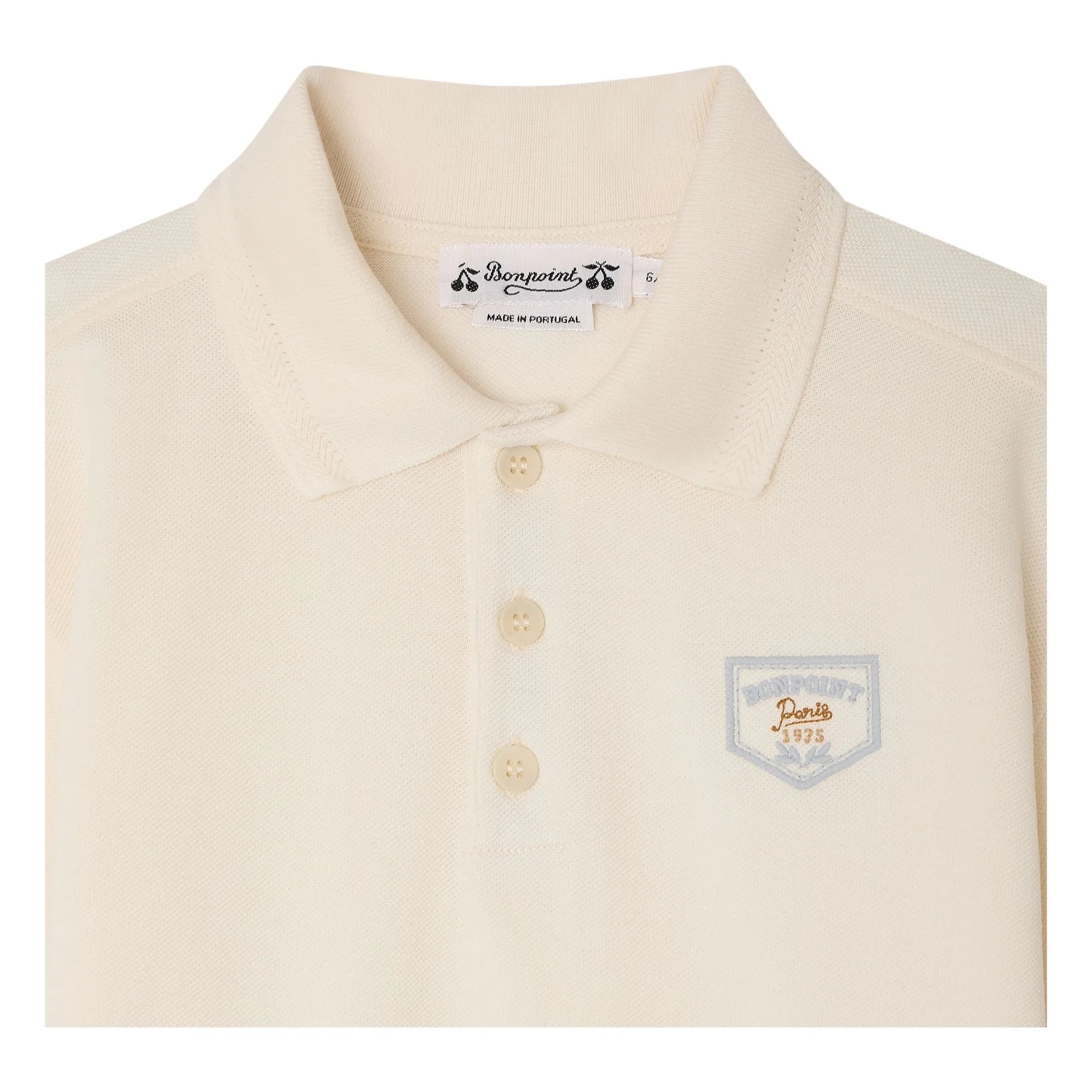 Bonpoint - Lorris Poloshirt aus Bio-Baumwolle | Ecru