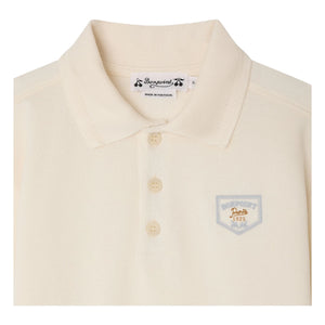 Bonpoint - Lorris Poloshirt aus Bio-Baumwolle | Ecru