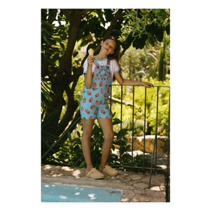 Favorite People - Puglia Erdbeer-Kurzlatzhose | Blau