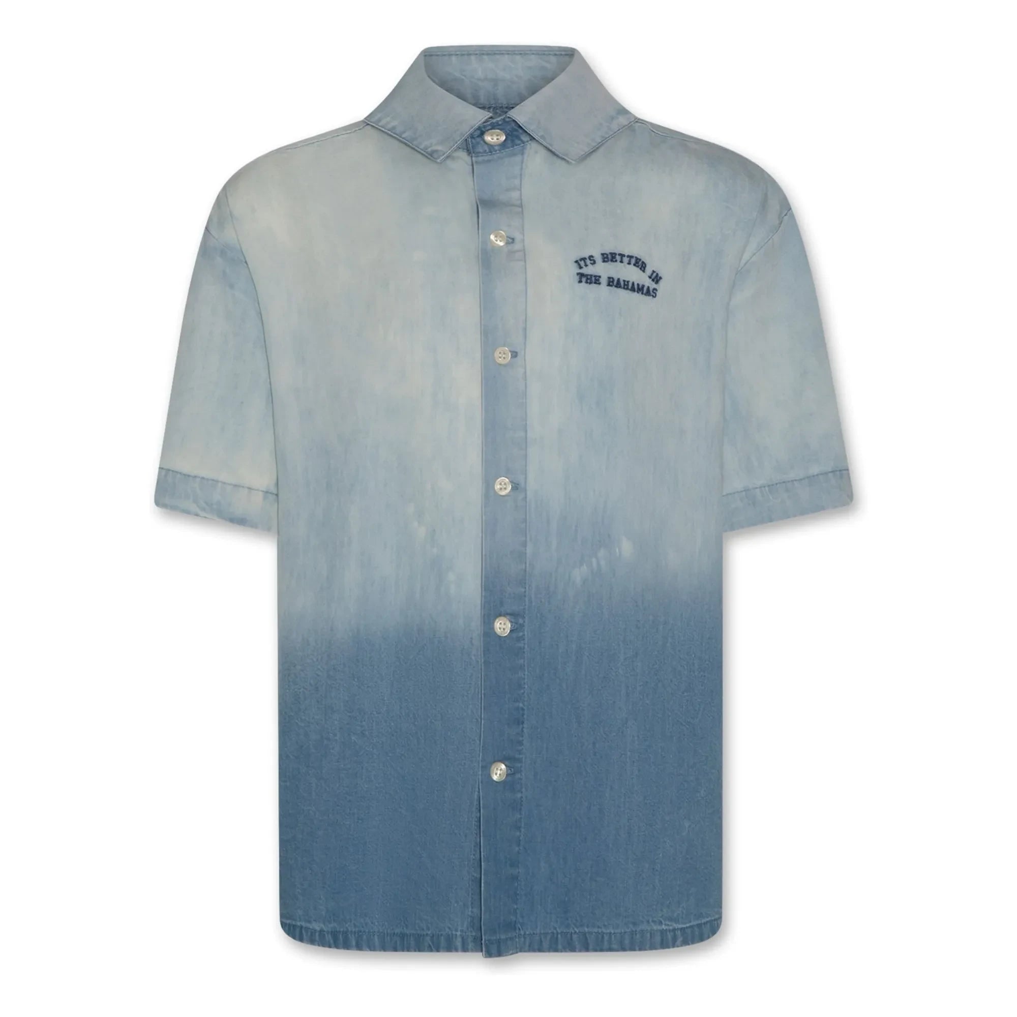 AO76 - Jacob Dip Dye Jeanshemd | Blau