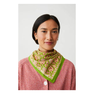 Moismont - India Schal N°764 Baumwolle | Matcha Grün