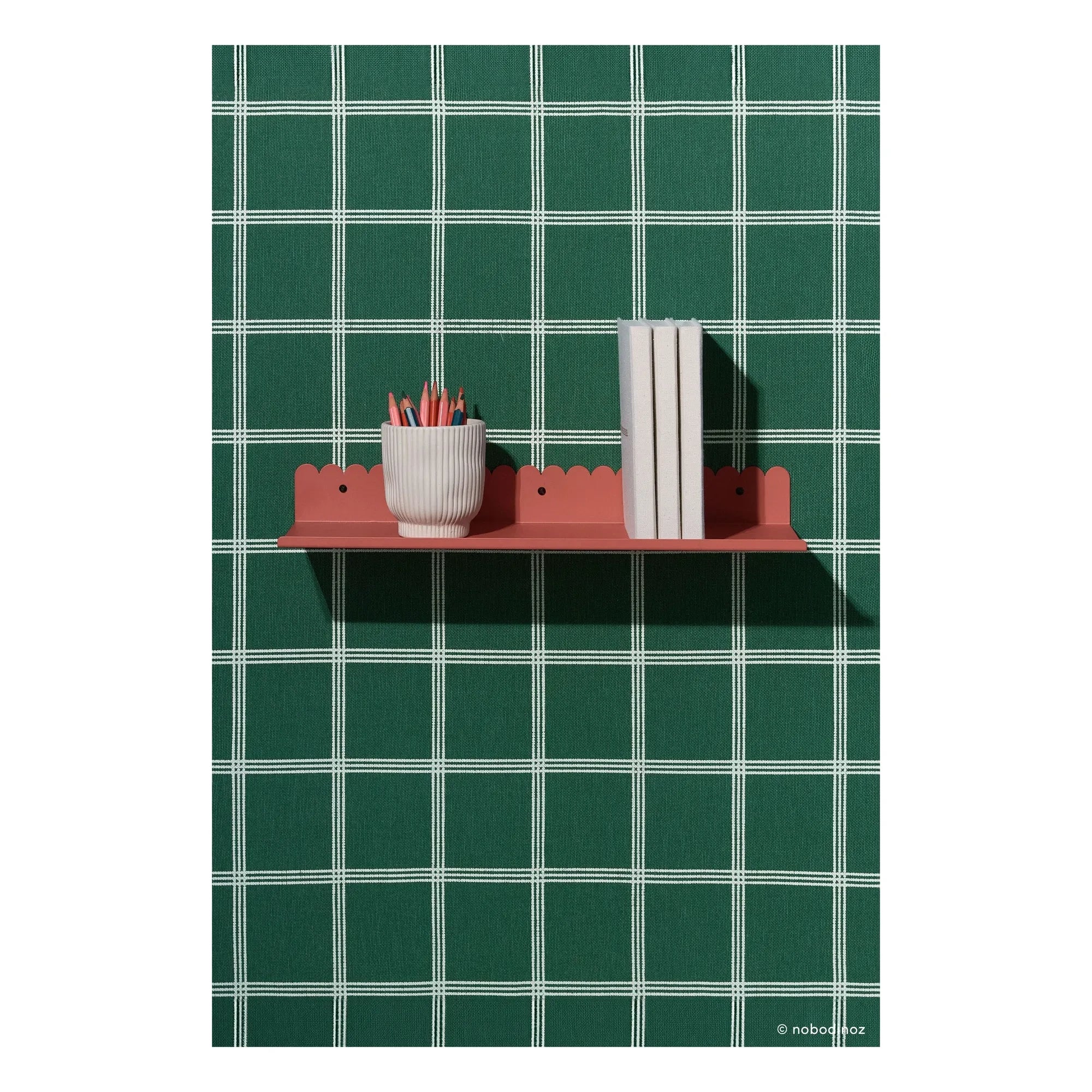 Nobodinoz - Vibes Wandregal 50x16 cm | Terracotta
