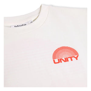 Molo - Riley Unity T-Shirt aus Bio-Baumwolle | Weiß