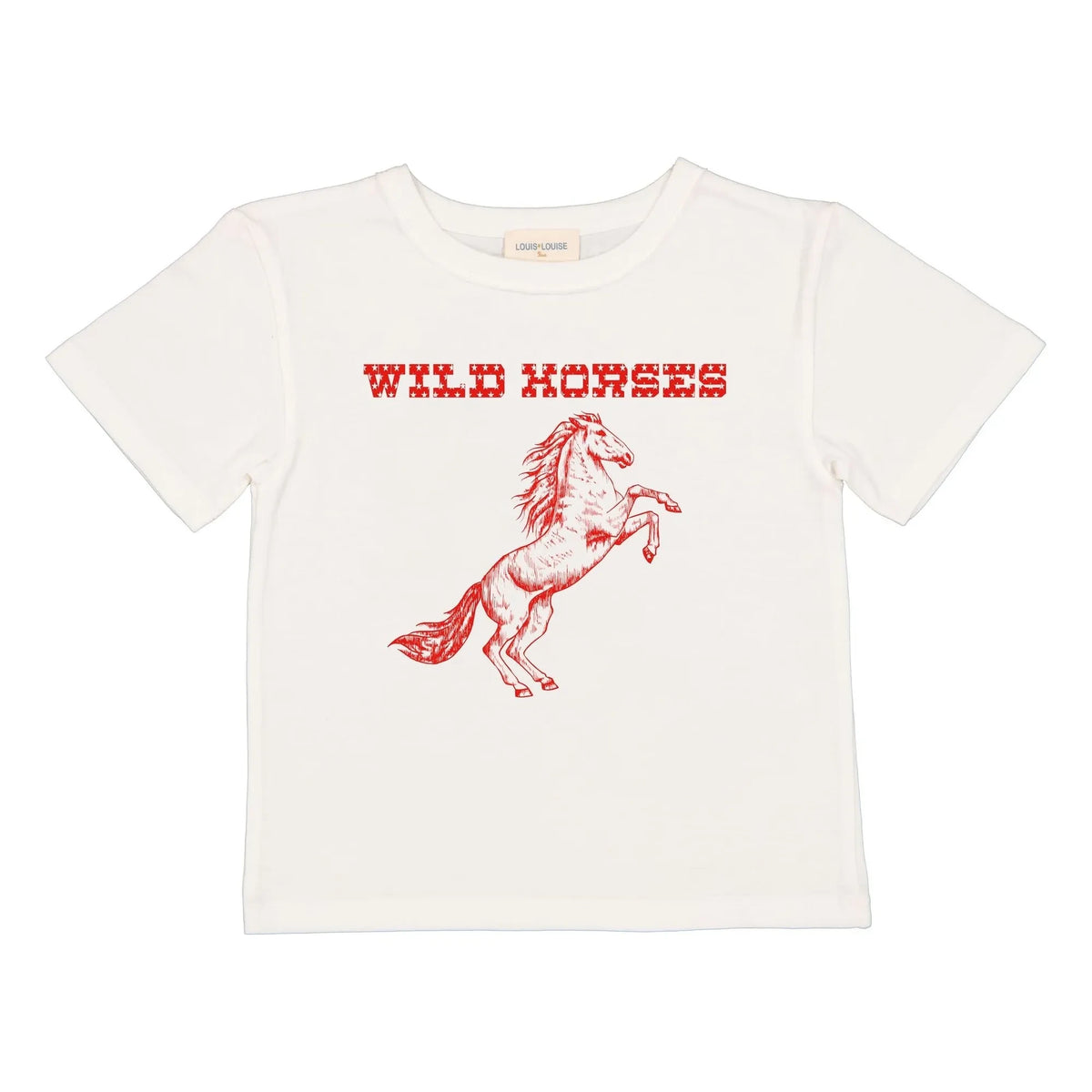 Louis Louise - T-Shirt Tom Wild Horses | Weiß