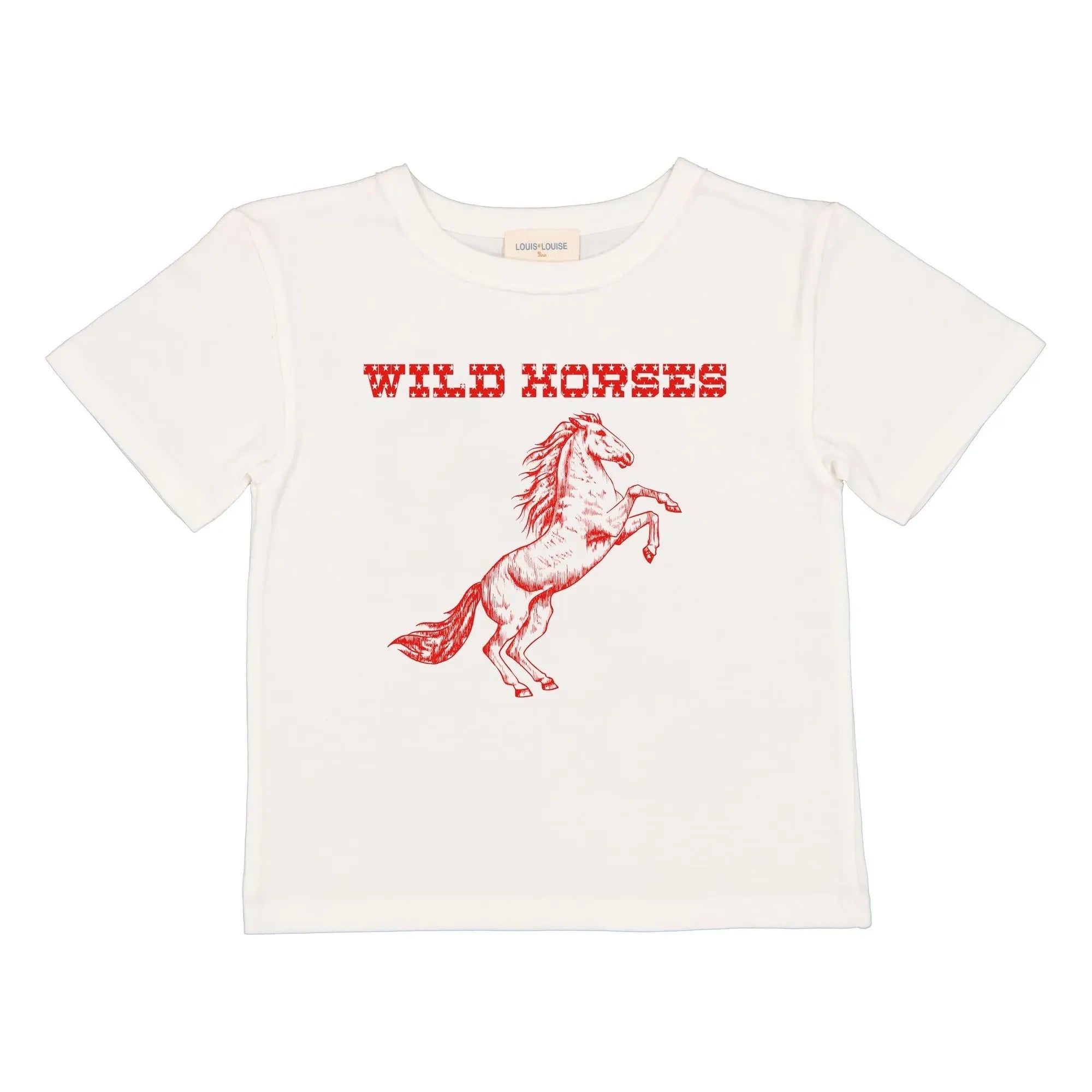 Louis Louise - T-Shirt Tom Wild Horses | Weiß