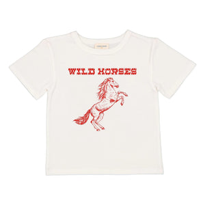 Louis Louise - T-Shirt Tom Wild Horses | Weiß