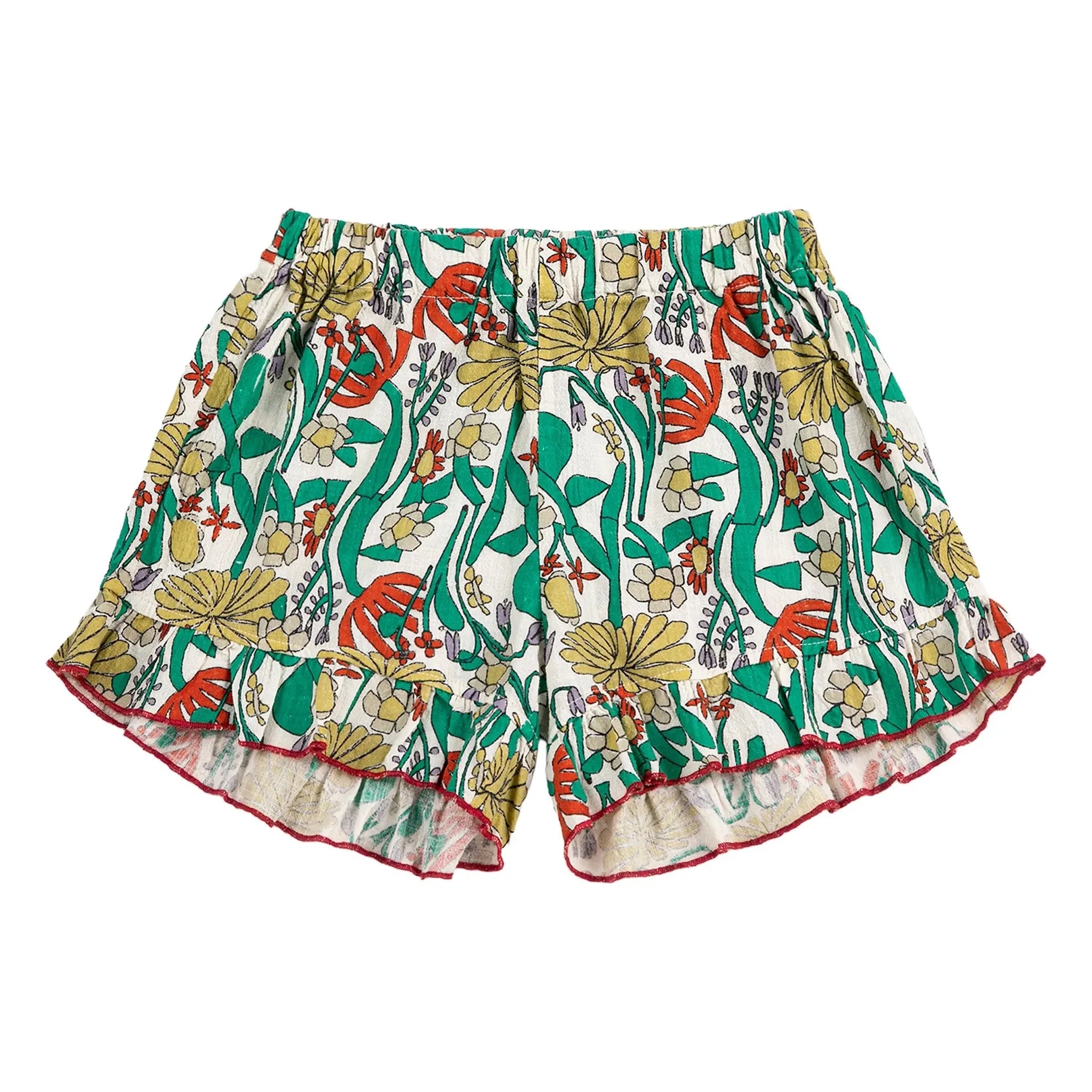 Bobo Choses - Shorts mit Rüschen aus Bio-Baumwolle | Weiß