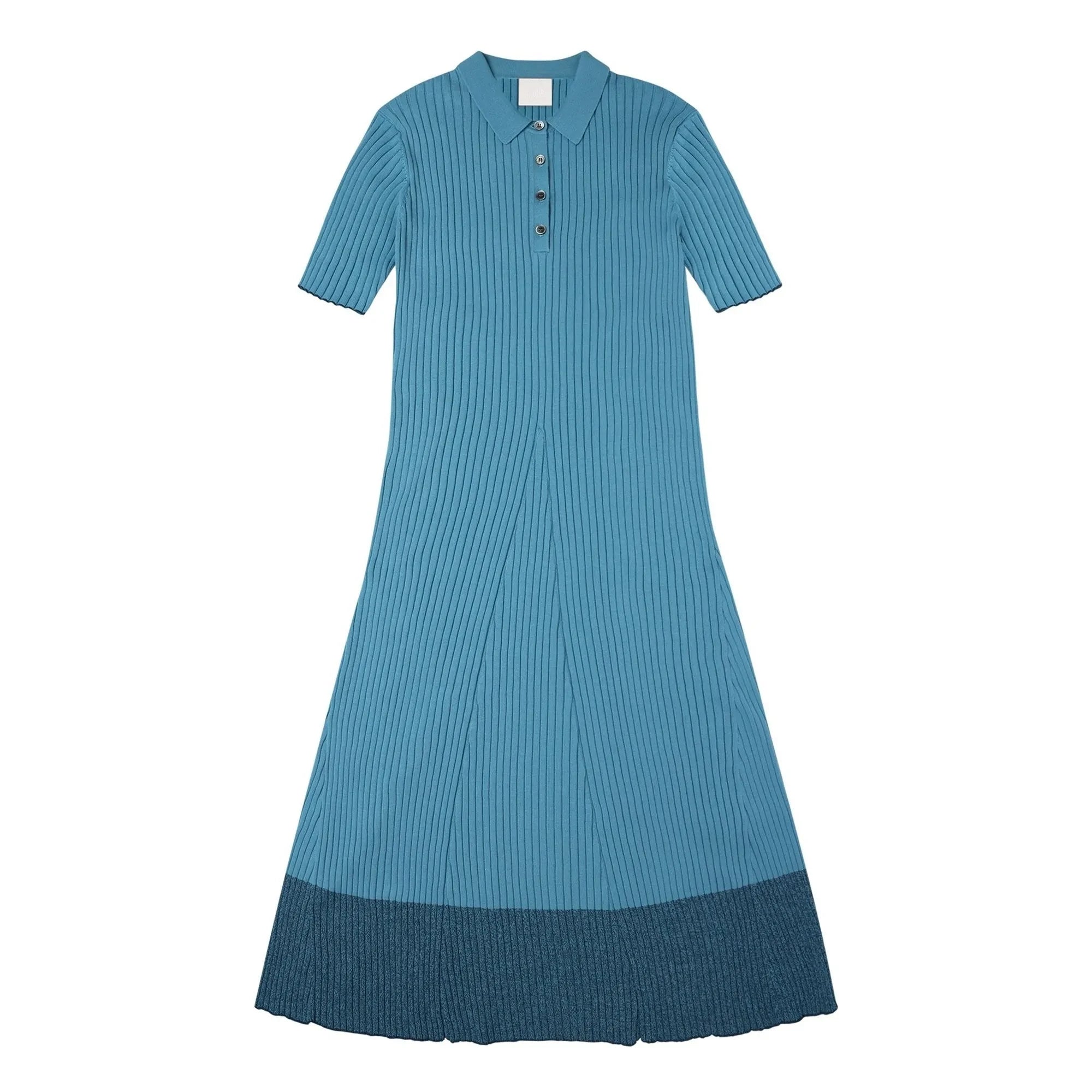FUB - Hemdblusenkleid | Blau