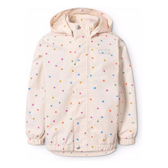Molo - Waiton Cœurs Regenjacke aus recycelten Fasern | Blassrosa